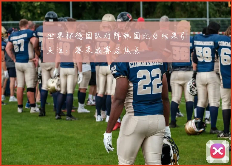 世界杯德国队对阵韩国比分结果引关注，赛果成赛后焦点