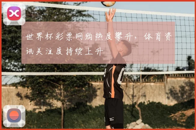 世界杯彩票网购热度攀升，体育资讯关注度持续上升